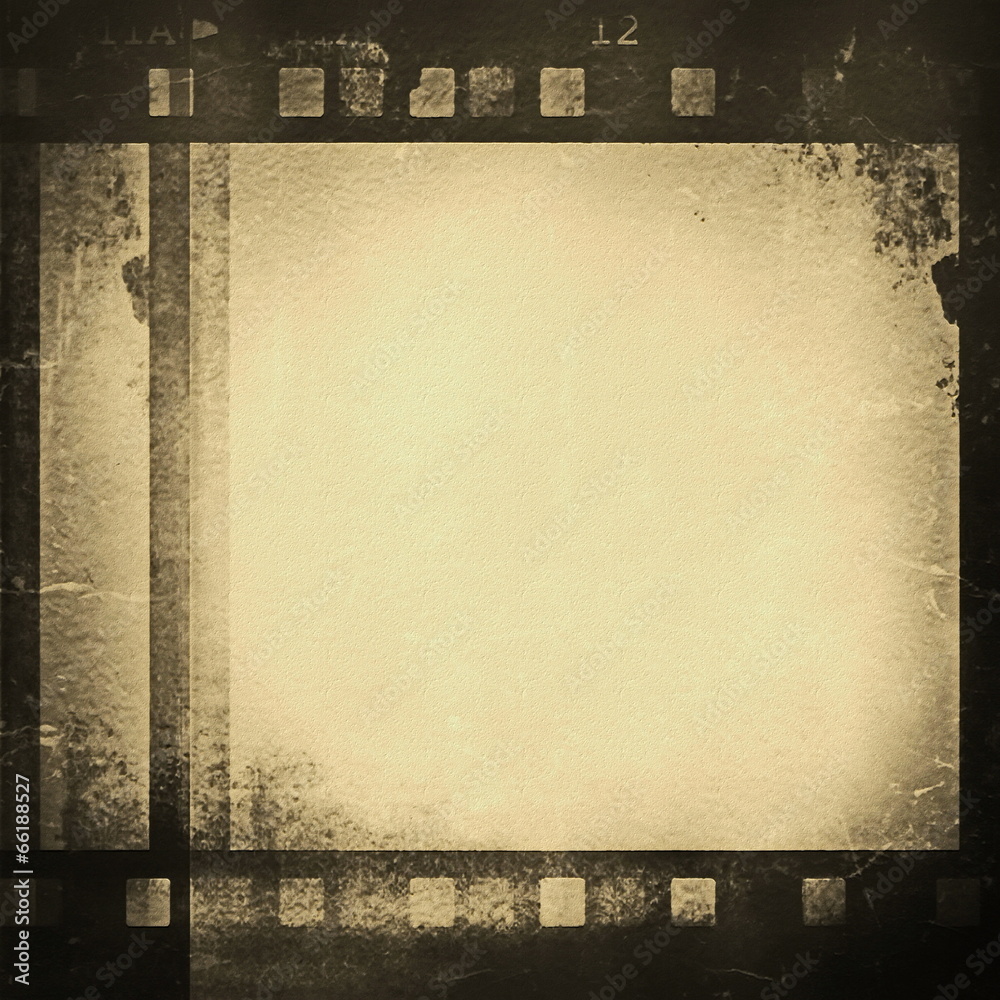 Naklejka premium grunge film strip frame background
