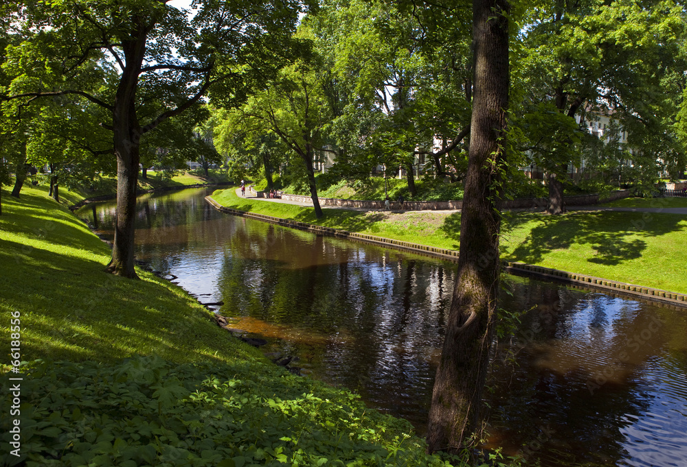 Bastion Hill Park in Riga Bastion Hill Park in Riga
