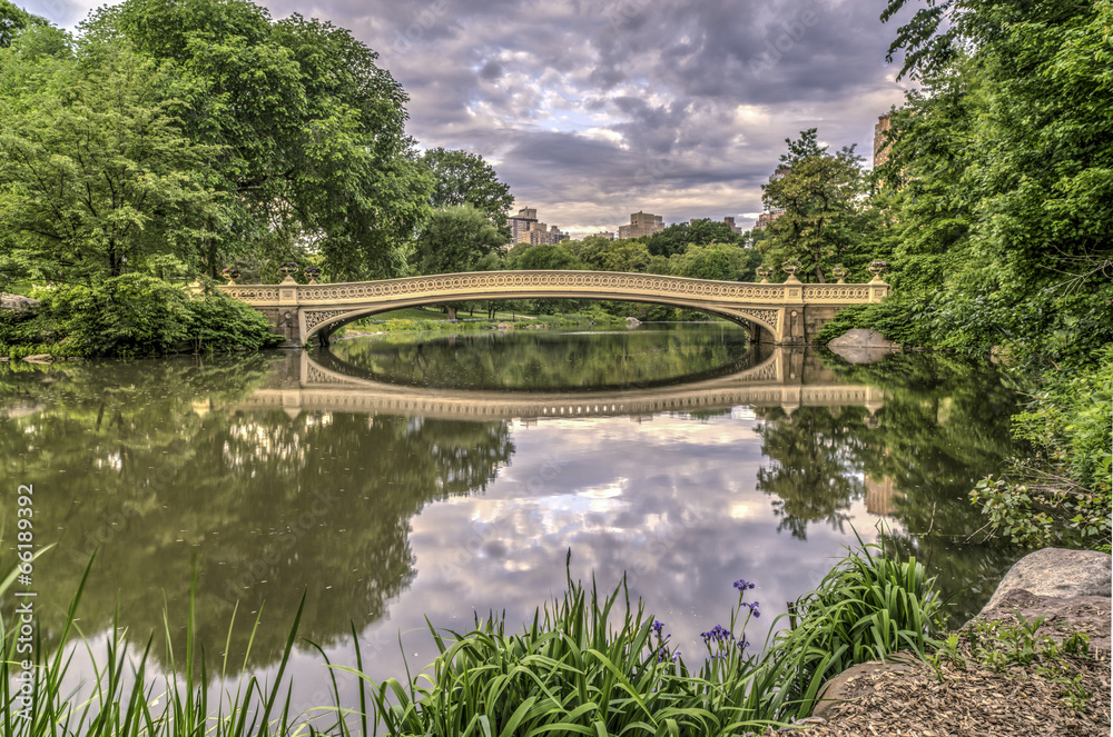 Bow bridge Central Park, New York City