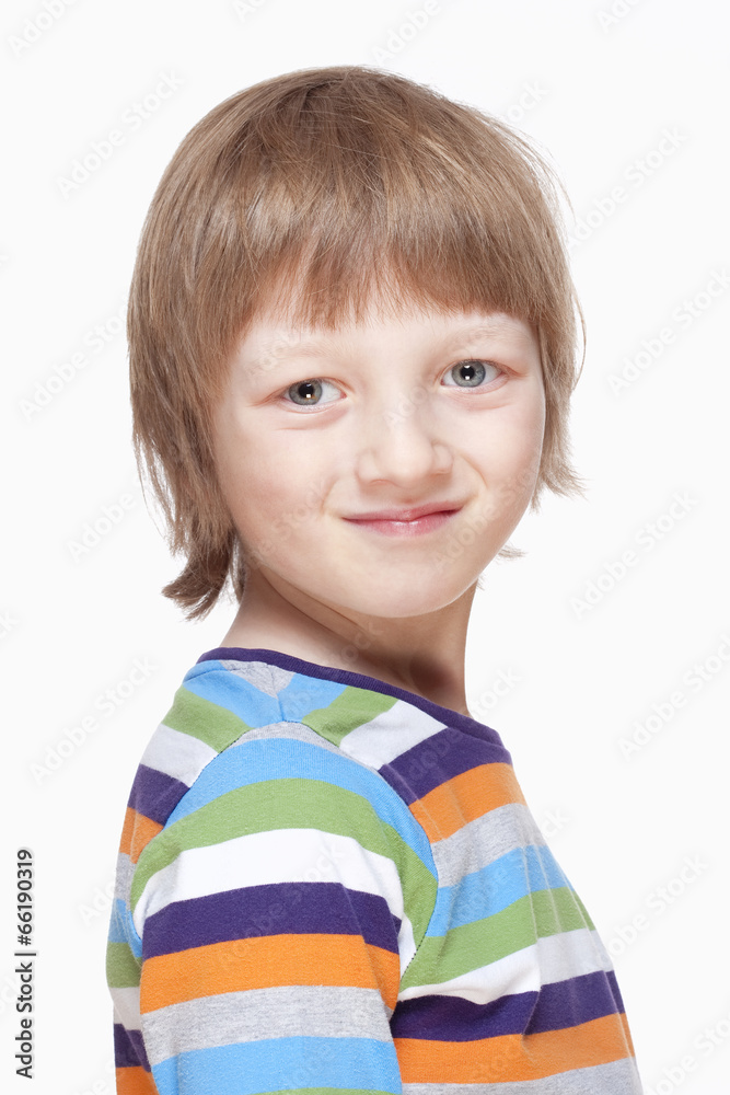 Portrait of a Boy with Blond Hair Portrait of a Boy with Blond Hair