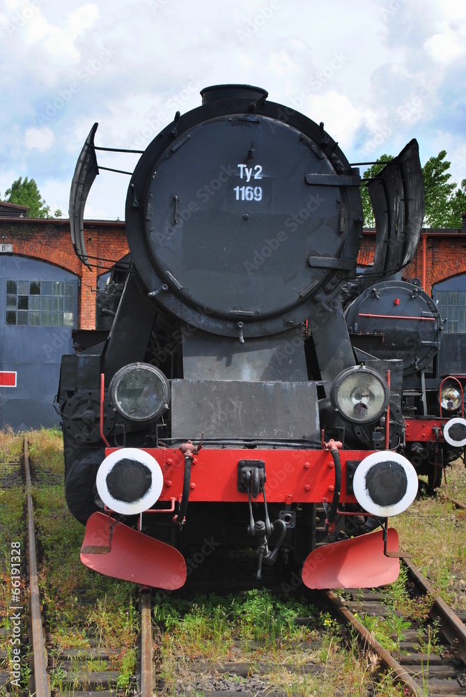 Fototapeta premium Lokomotywa retro