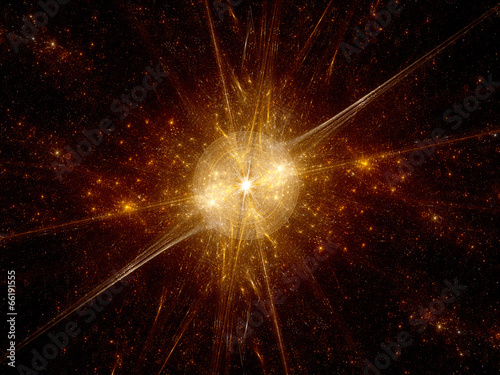 Big bang in deep space