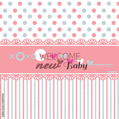 Cute welcome baby shower