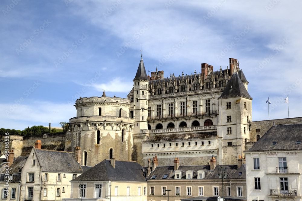 Amboise Castle. Valley of Loire, France