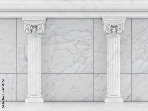 Classic Ancient Columns, Concept Interior Part photo