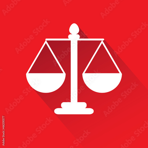 Justice scale symbol.vector