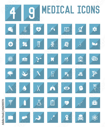 Wallpaper Mural 49 Medical icons,vector Torontodigital.ca