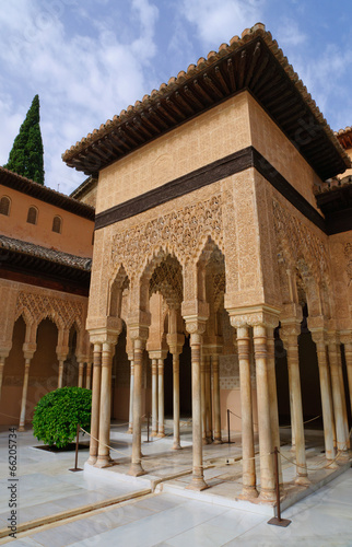 Leones at the Palacio de la Alhambra in Granada  Spain