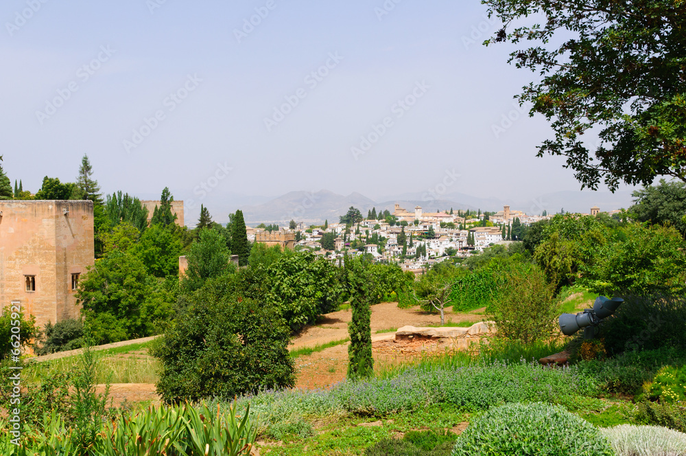 Generalife at the Palacio de la Alhambra in Granada, Spain