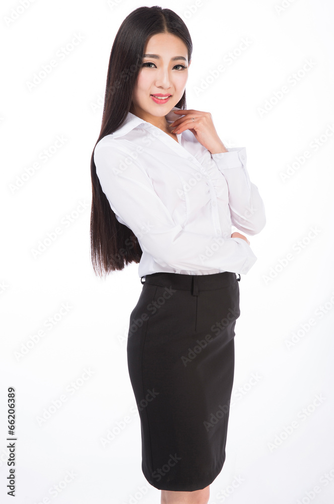 business woman. Isolated over white background business woman. Isolated over white background