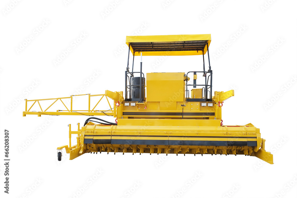 Obraz premium asphalt spreading machine