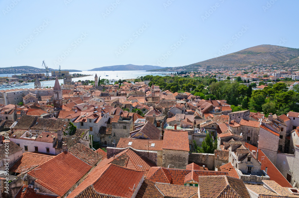 Cityscape of Trogir in Croatia