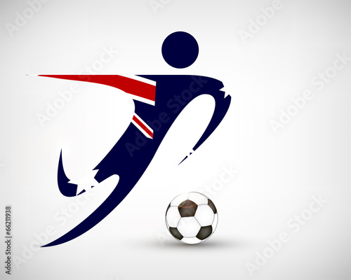 Silhouette Fußball Australien