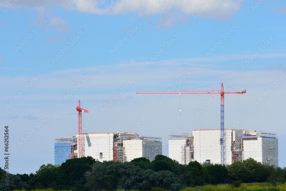 Power station under construction Power station under construction