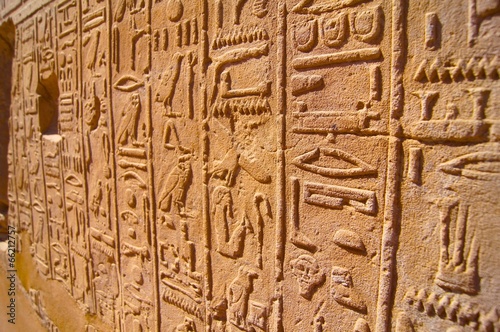 Hieroglyph letters in Egypt