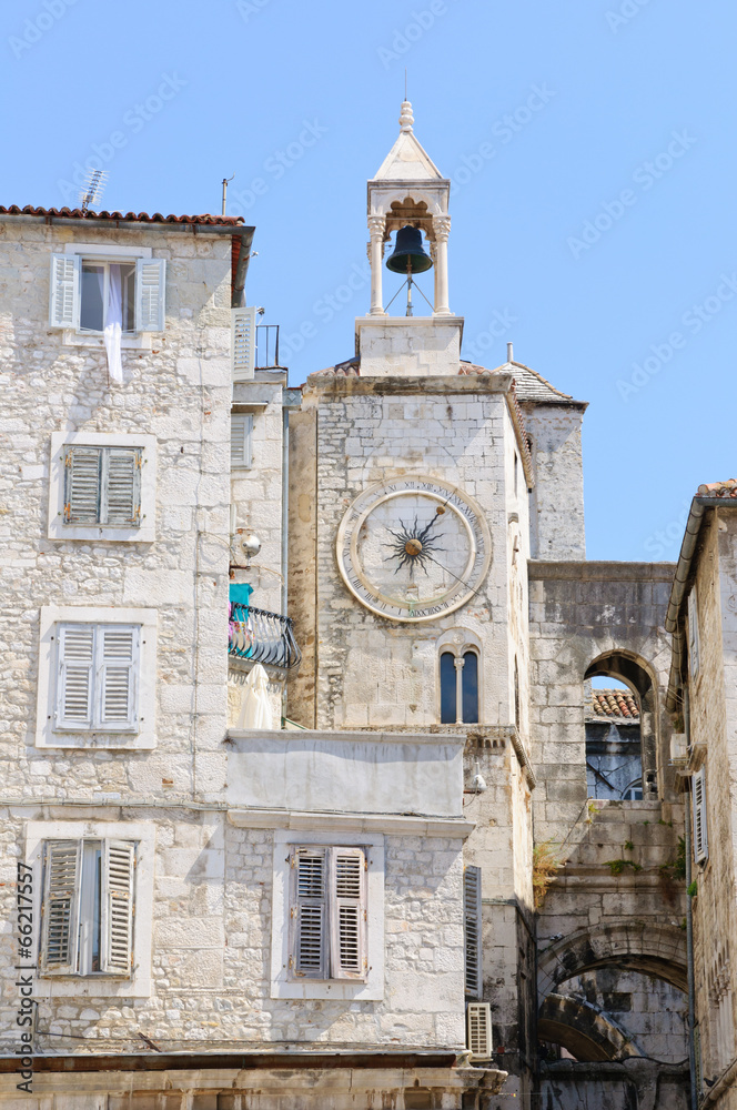 Fototapeta premium The Square of Narodni in Split, Croatia 