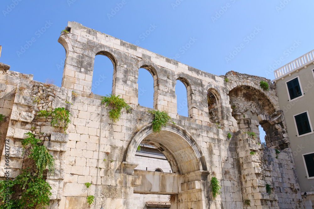 The Palace of Diocletian in Split, Croatia