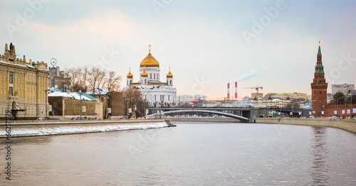 Moscow, Russia, Cathedral of Christ the Saviour