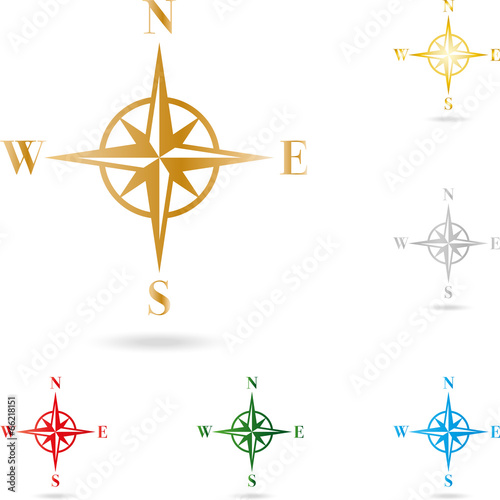 Kompass, compass, Logo, Zeichen