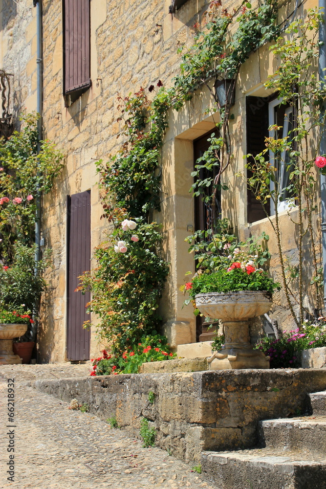 Obraz premium Une rue de Beynac-et-Cazenac (Dordogne)