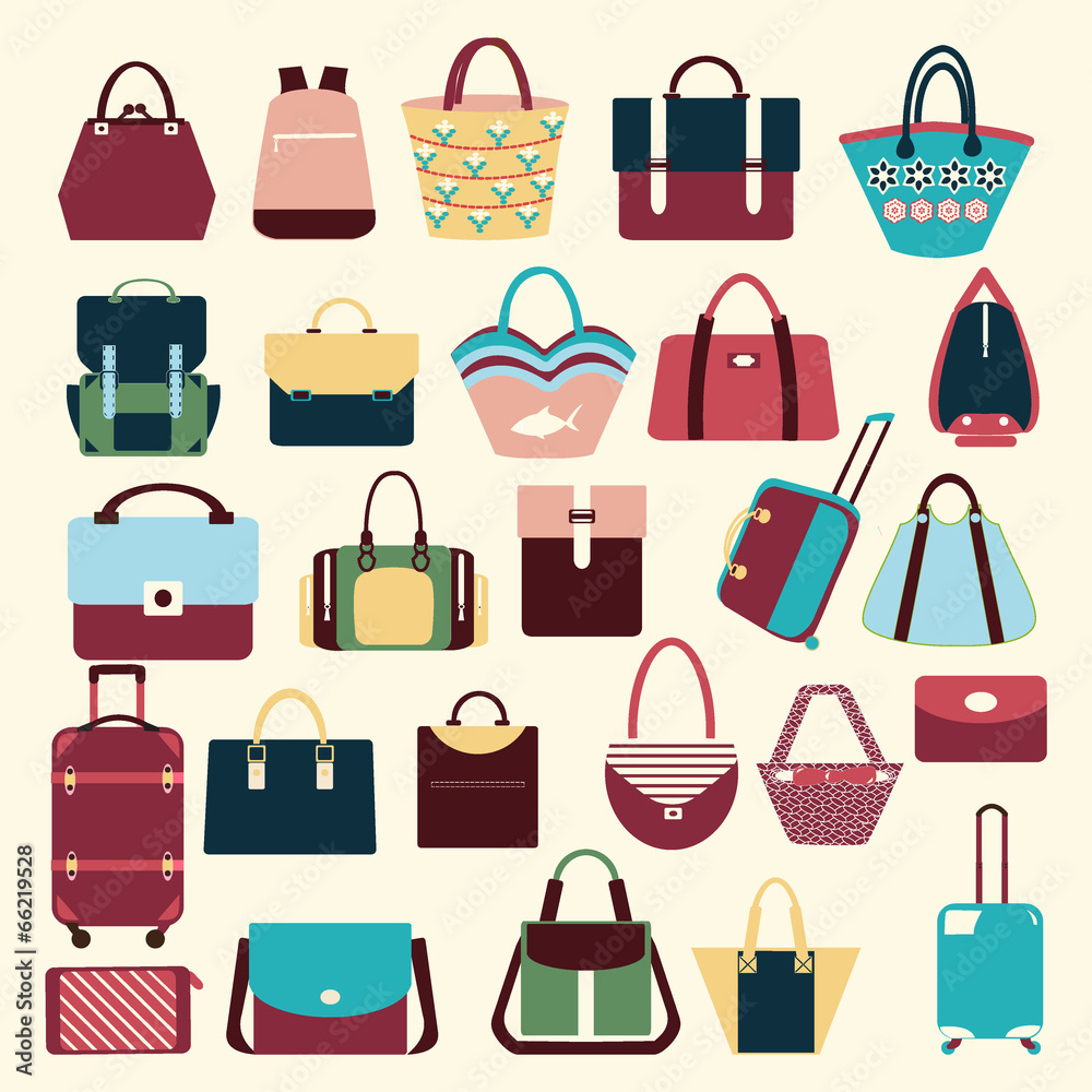 collection of Women and men handbags and travel bag collection of Women and men handbags and travel bag