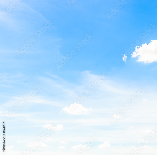 Cloud on blue sky