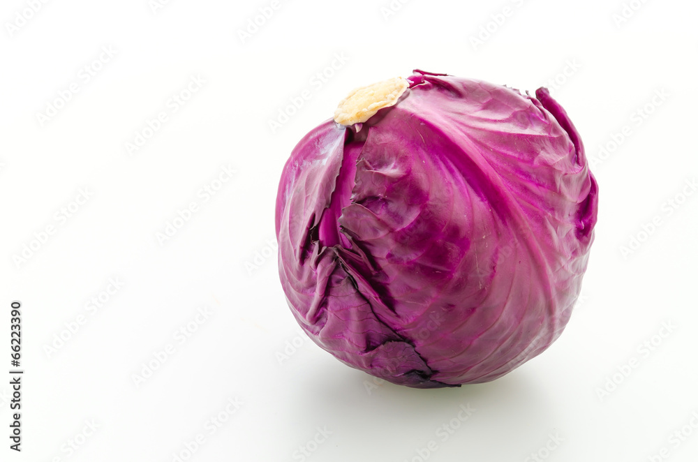 Cabbage isolated on white Cabbage isolated on white
