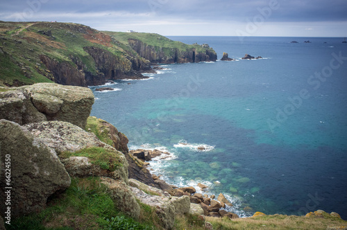 Lands End Cornwall clifftop view