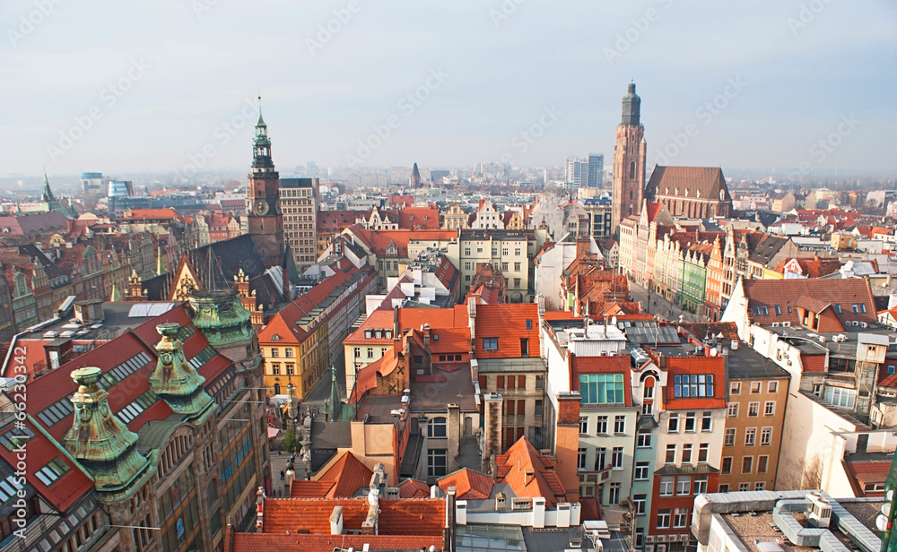 Obraz premium The tile roofs