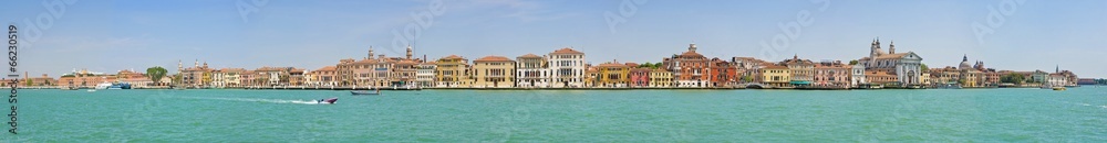 The panorama of Venetian Lagoon, Venice, Italy