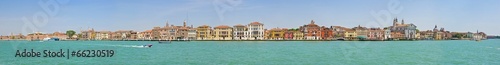 The panorama of Venetian Lagoon  Venice  Italy