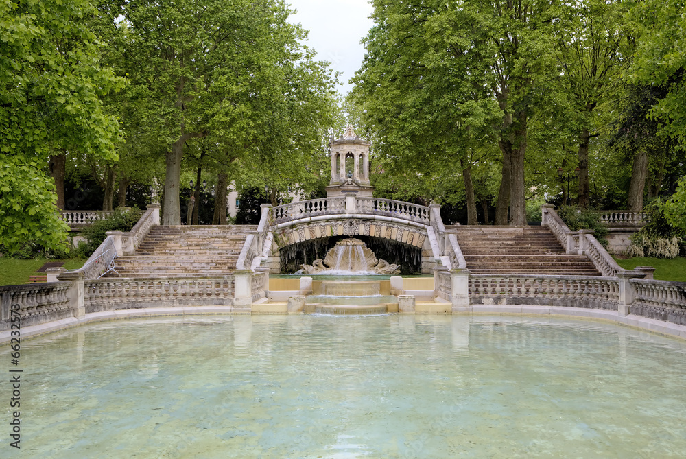 Fountain Darcy. Dijon, Burgundy, France