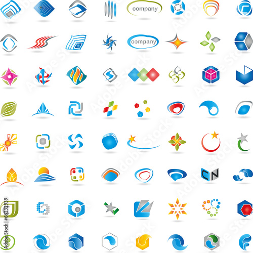 Sammlung von Icons, Logo, Vektor