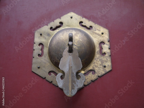 Ancient Chinese door knob.