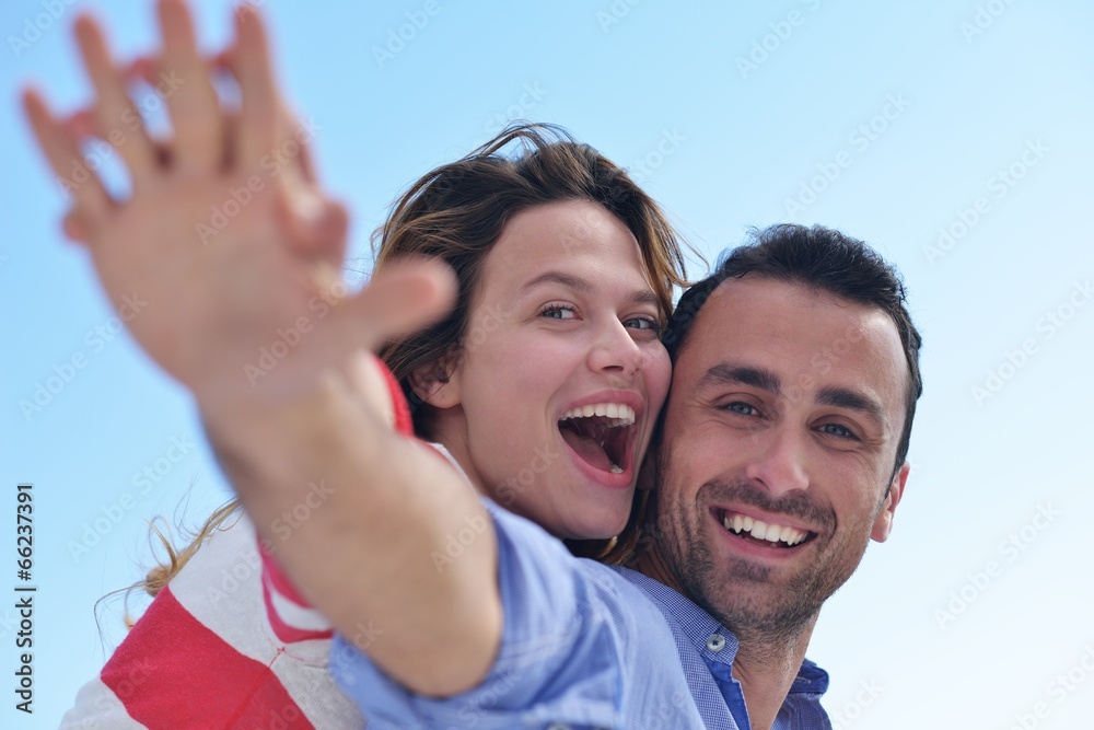 happy young romantic couple have fun relax happy young romantic couple have fun relax
