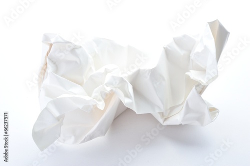 白い紙 ゴミ