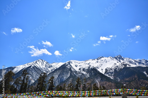 Himalayas Mountain Range in Yunnan, China