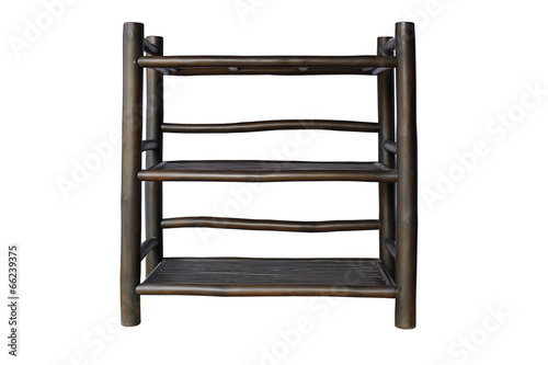 Shelves black bamboo