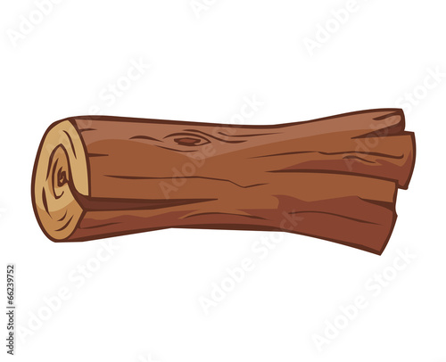 timber isolated illustration