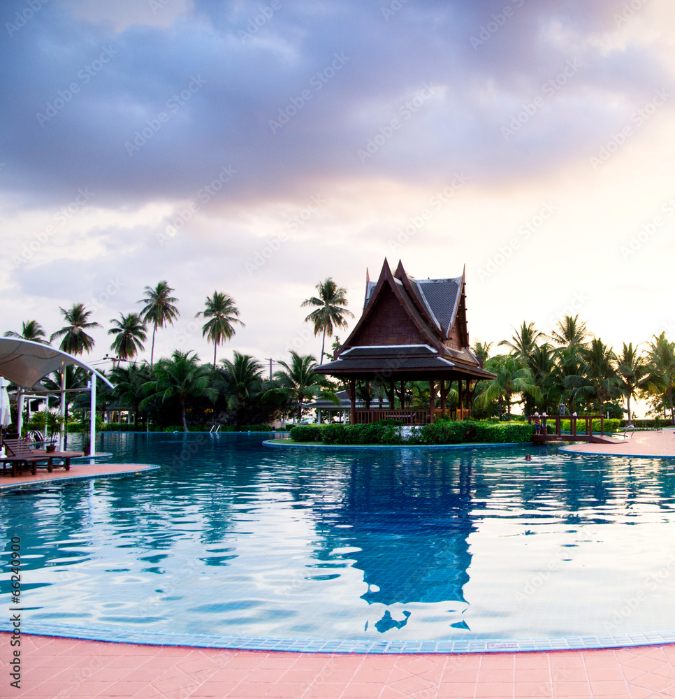 Obraz premium swimming pool in thailand