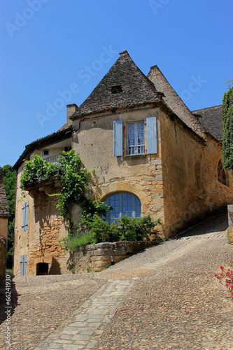 Une rue de Beynac-et-Cazenac (Dordogne)