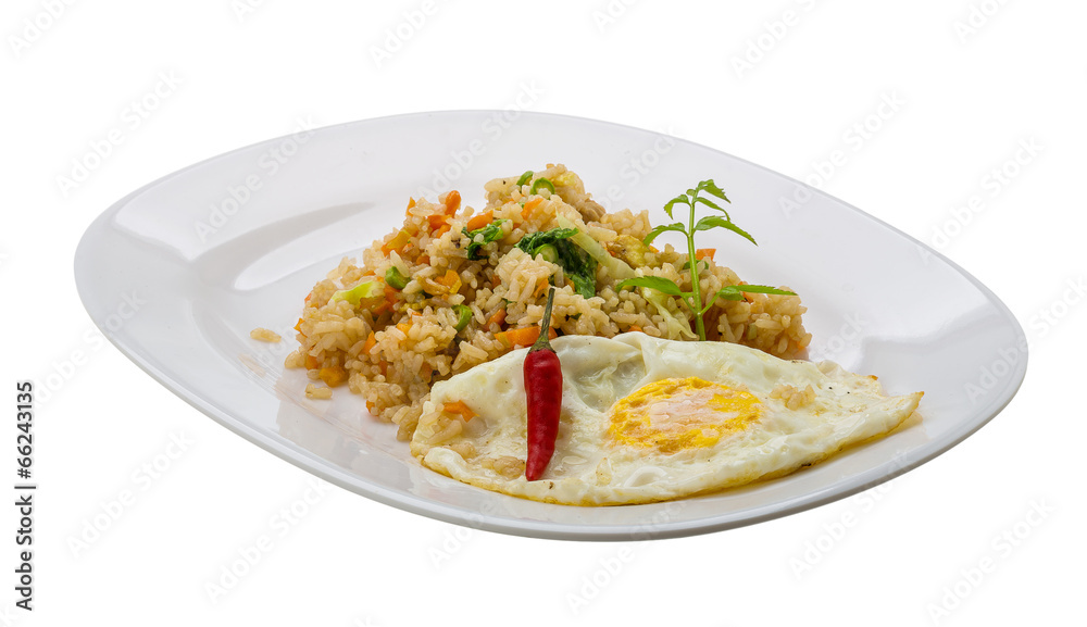 Fried rice with egg Fried rice with egg