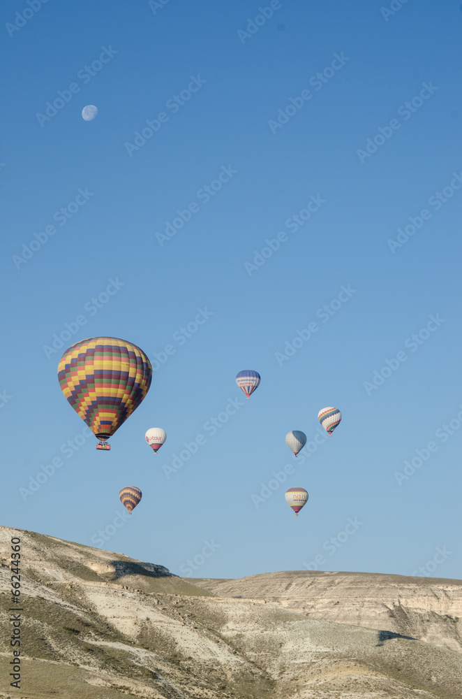 Fototapeta premium Kapadocja, widok z balonu