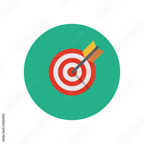 Target with dart - Vector icon