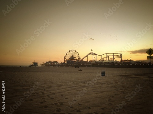 sunset in CA