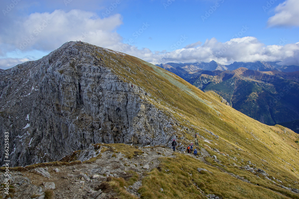 Red Mountain Peaks, Tatras Mountains in Poland Red Mountain Peaks, Tatras Mountains in Poland