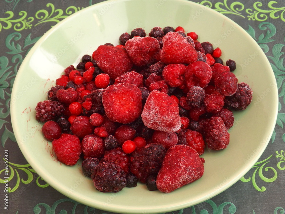 gefrorene Früchte