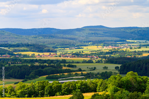 Fototapeta Naklejka Na Ścianę i Meble -  Franconian Summer Landscape