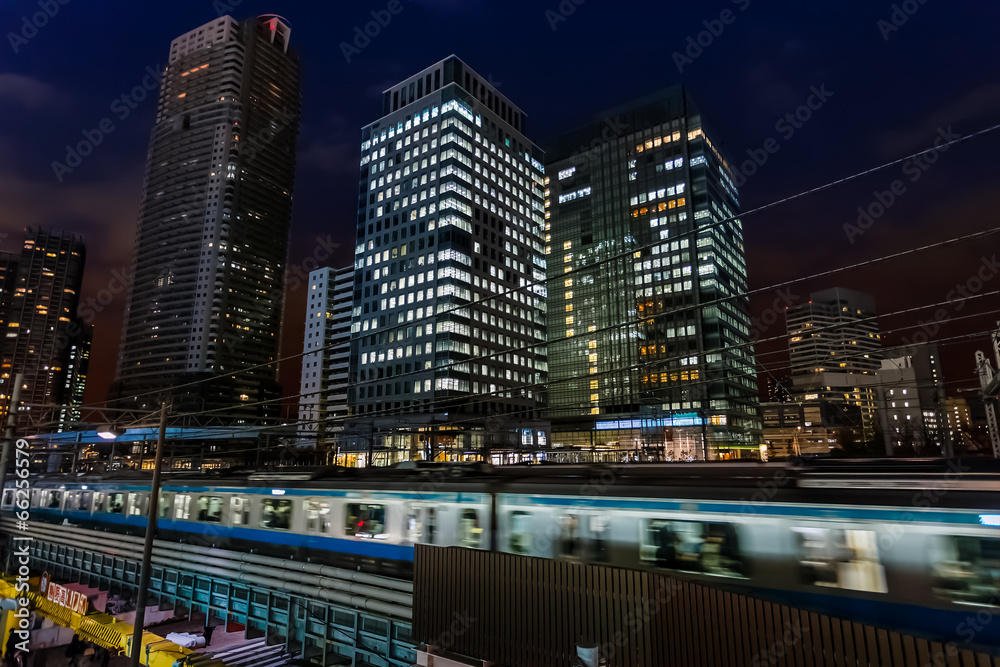 Fototapeta premium Hamamatsucho Station in Japan