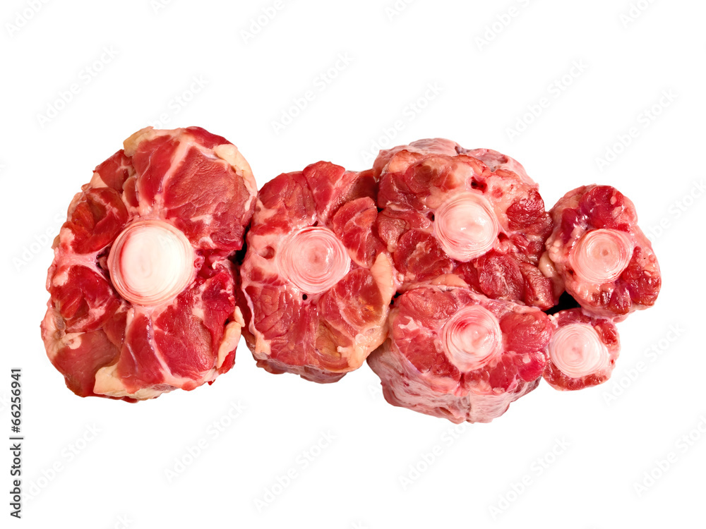 raw uncooked beef tail